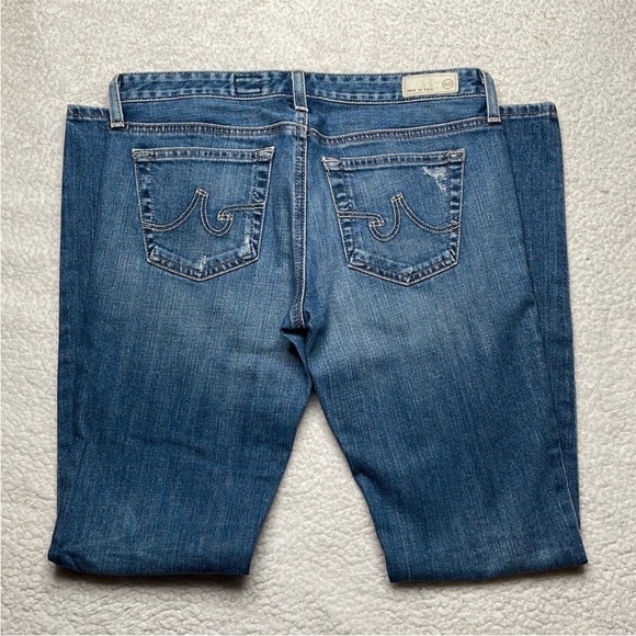 AG Jeans Stilt Cigarette Skinny Denim Jeans distressed Size 28 R - Picture 8 of 13